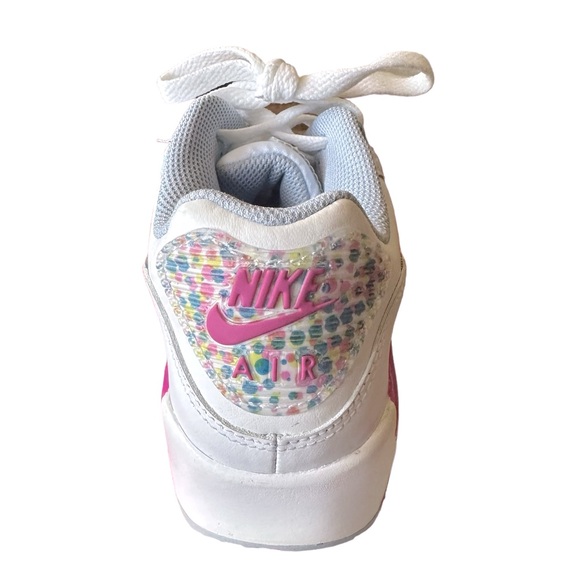 Nike Air Max 90 LTR SE White/Multi-color. 7 Ladies; 6 Youth; 38.5 Eur. New! - Picture 3 of 6